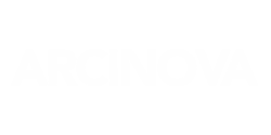 arcinova, logo, white